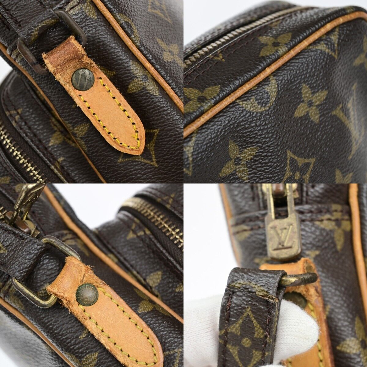 LOUIS VUITTON Amazon Crossbody Shoulder Bag Monogram Leather BN M45236 38EC524