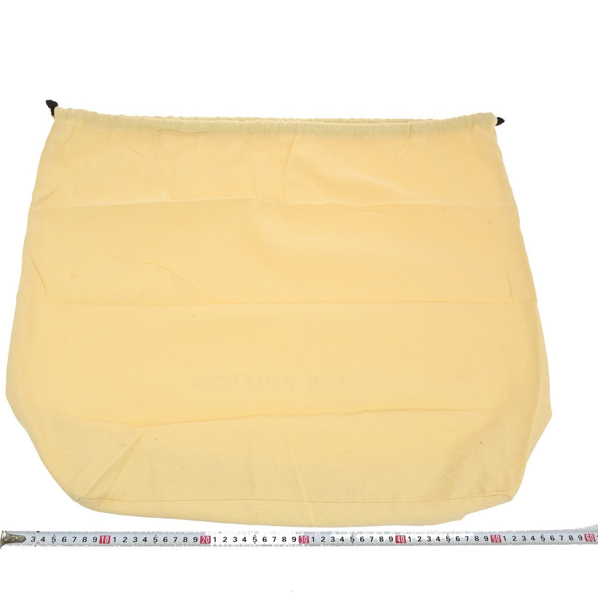 LOUIS VUITTON Logo 10 Set Dust Bag Drawstring Canvas Cotton Beige Brown 09MA430