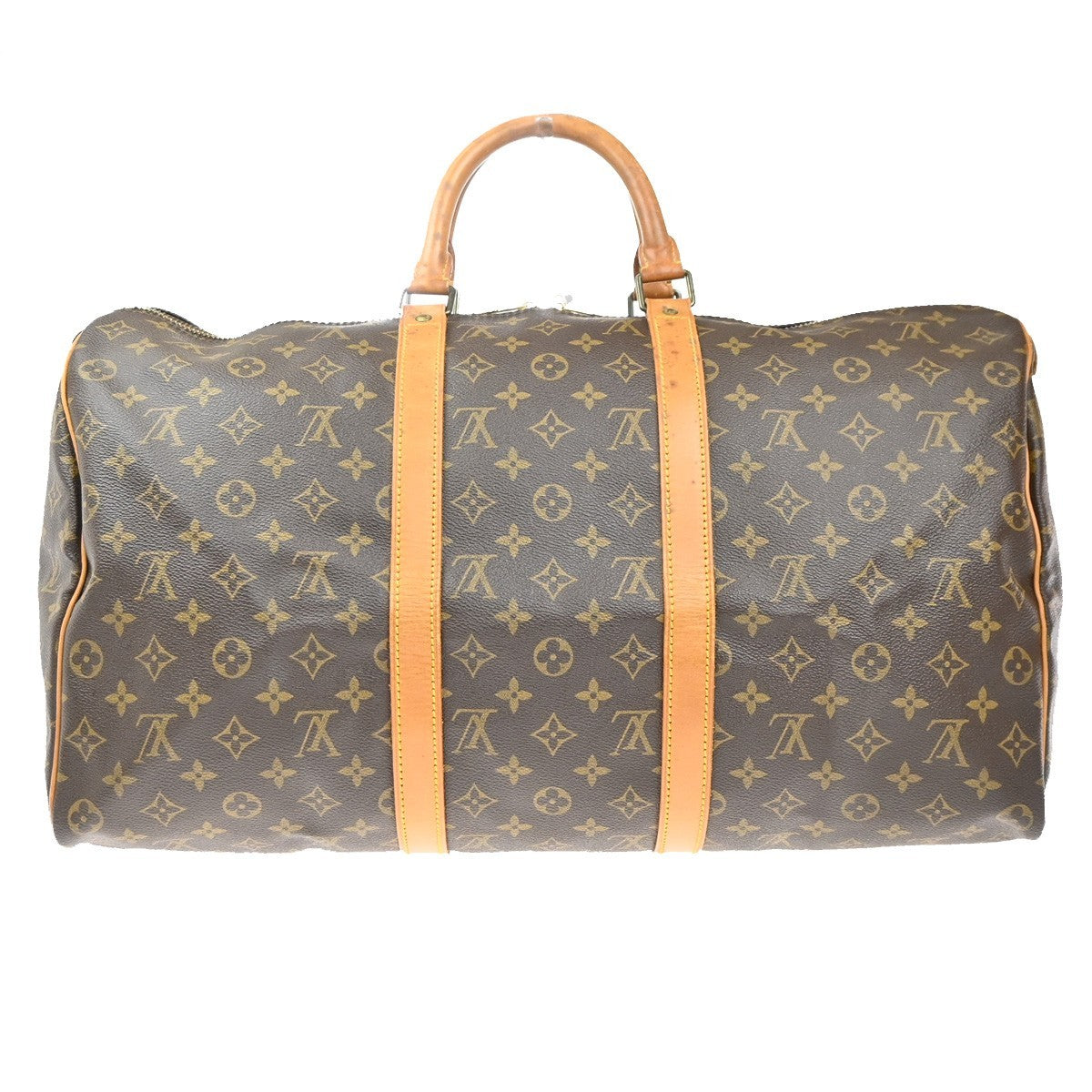 LOUIS VUITTON Keepall 50 Travel Hand Bag Monogram Leather Brown M41426 79MA435