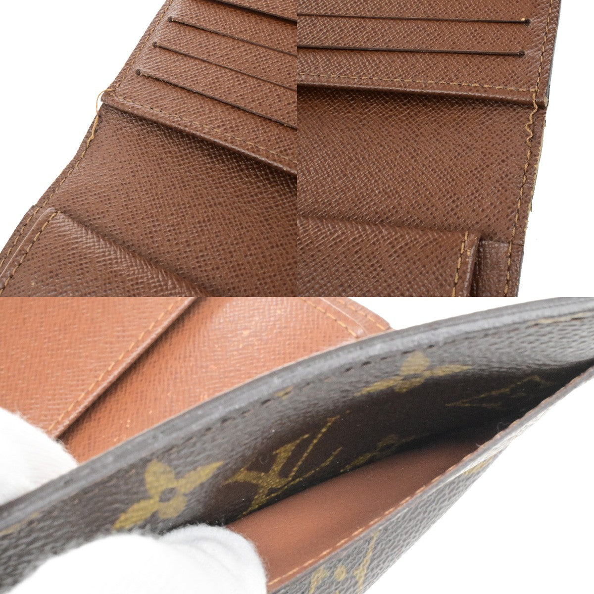 LOUIS VUITTON International Long Trifold Wallet Monogram Leather M61217 68YH185