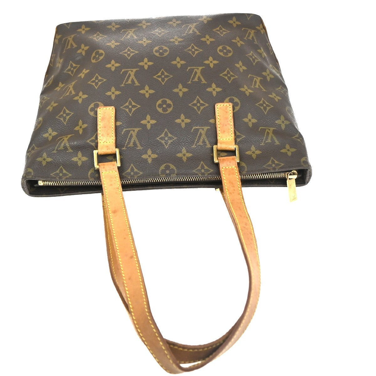 LOUIS VUITTON Cabas Piano Shoulder Bag Monogram Leather Brown M51148 73CA799