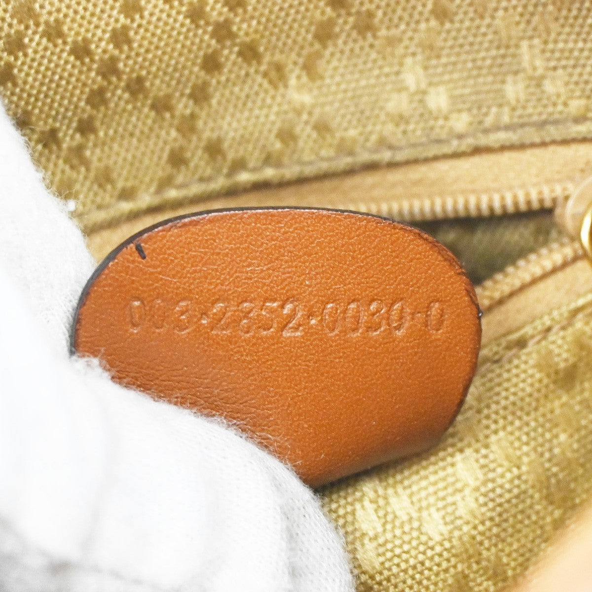 GUCCI Logo Bamboo Drawstring Mini Backpack Bag Leather Brown GHW Italy 64YH955
