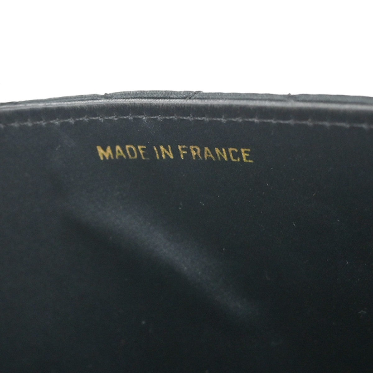 CHANEL CC Logo Mini Matelasse Chain Shoulder Bag Satin BK GHW Vintage 307RQ020