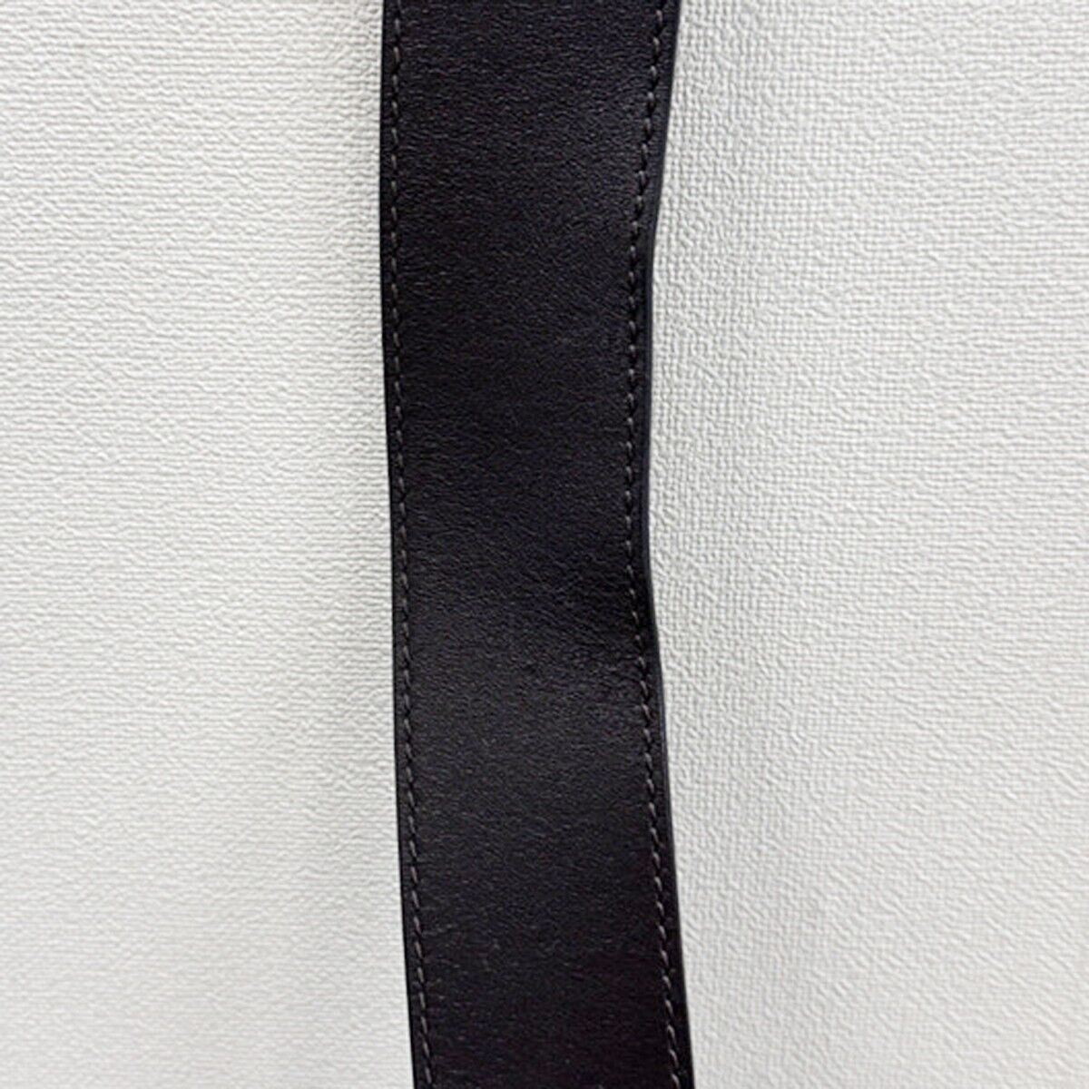 LOUIS VUITTON Ceinture Initiales Belt Leather Brown 85/34 Spain M9887 33FB327