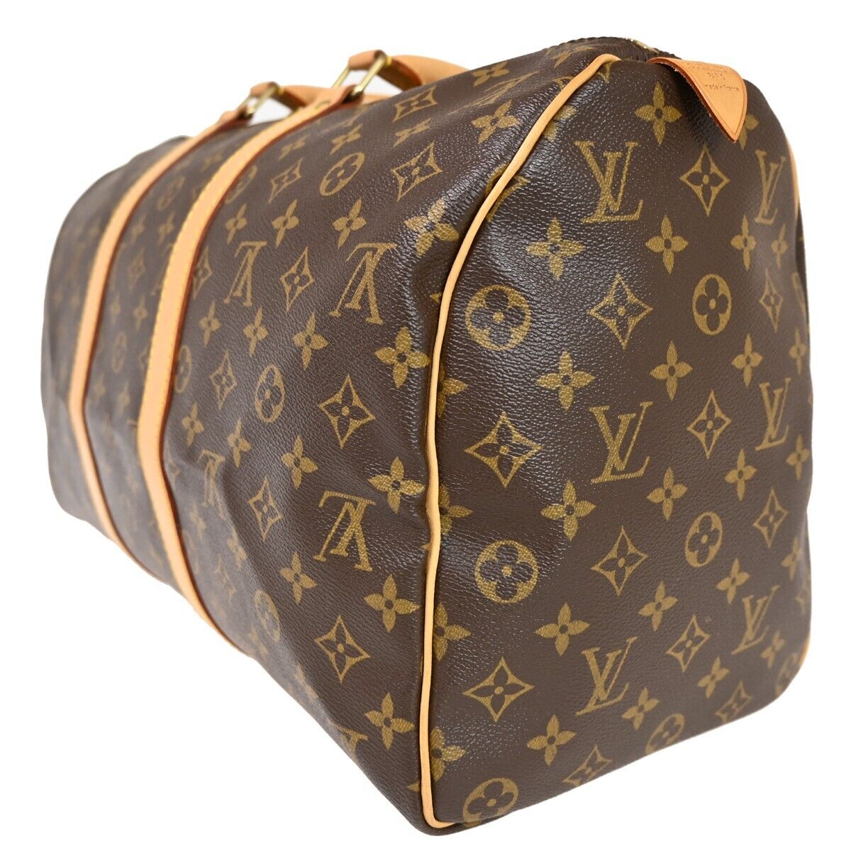 LOUIS VUITTON Keepall 45 Travel Hand Bag Monogram Leather Brown M41428 42HB394