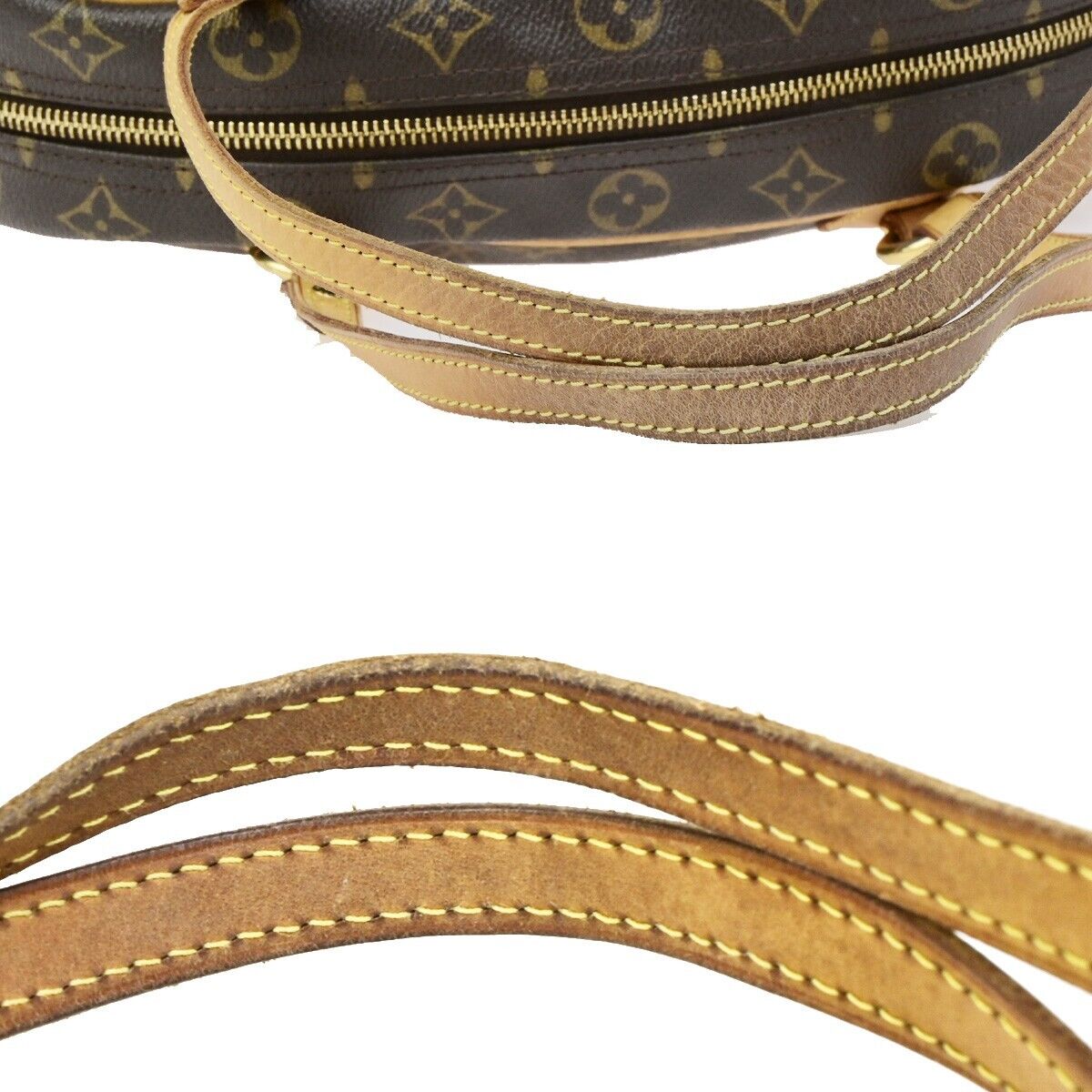 LOUIS VUITTON Montorgueil PM Shoulder Bag Monogram Leather Brown M95565 32ED377