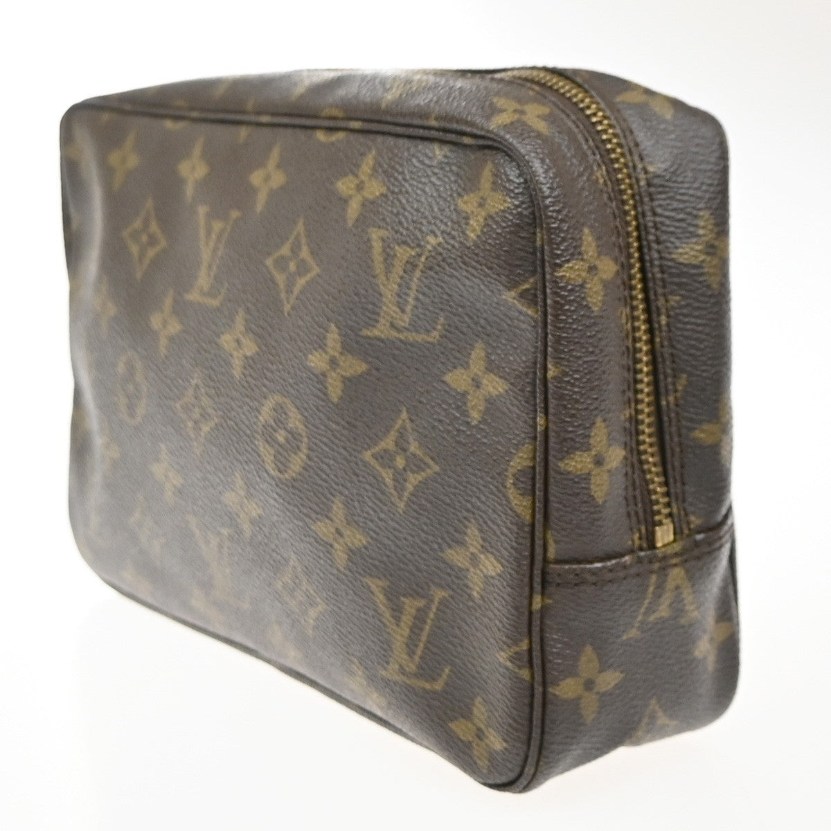 LOUIS VUITTON Trousse Toilette 23 Clutch Hand Bag Monogram Brown M47524 67SA040