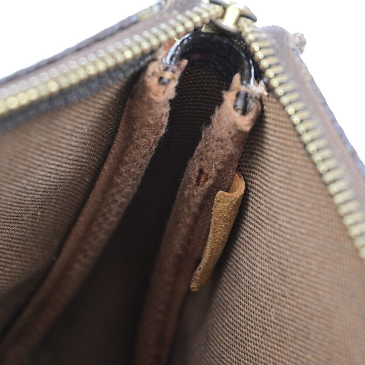 LOUIS VUITTON Pochette Accessoires Hand Bag Monogram Leather BN M51980 30ED959