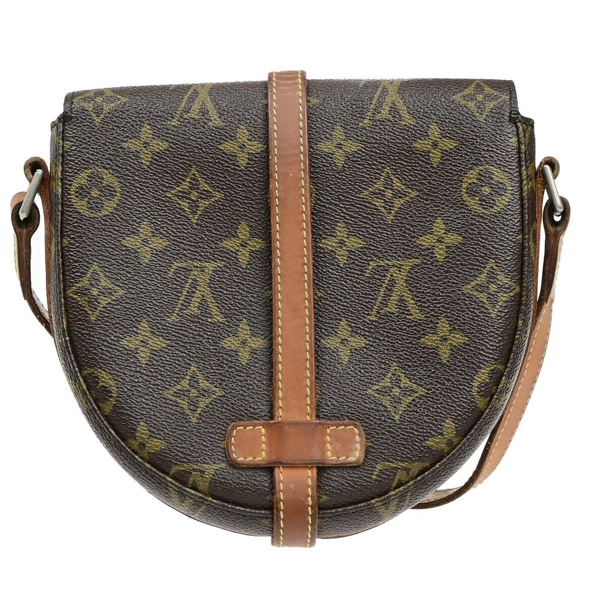 LOUIS VUITTON Chantilly PM Shoulder Bag Monogram Leather Brown M51234 64SH974