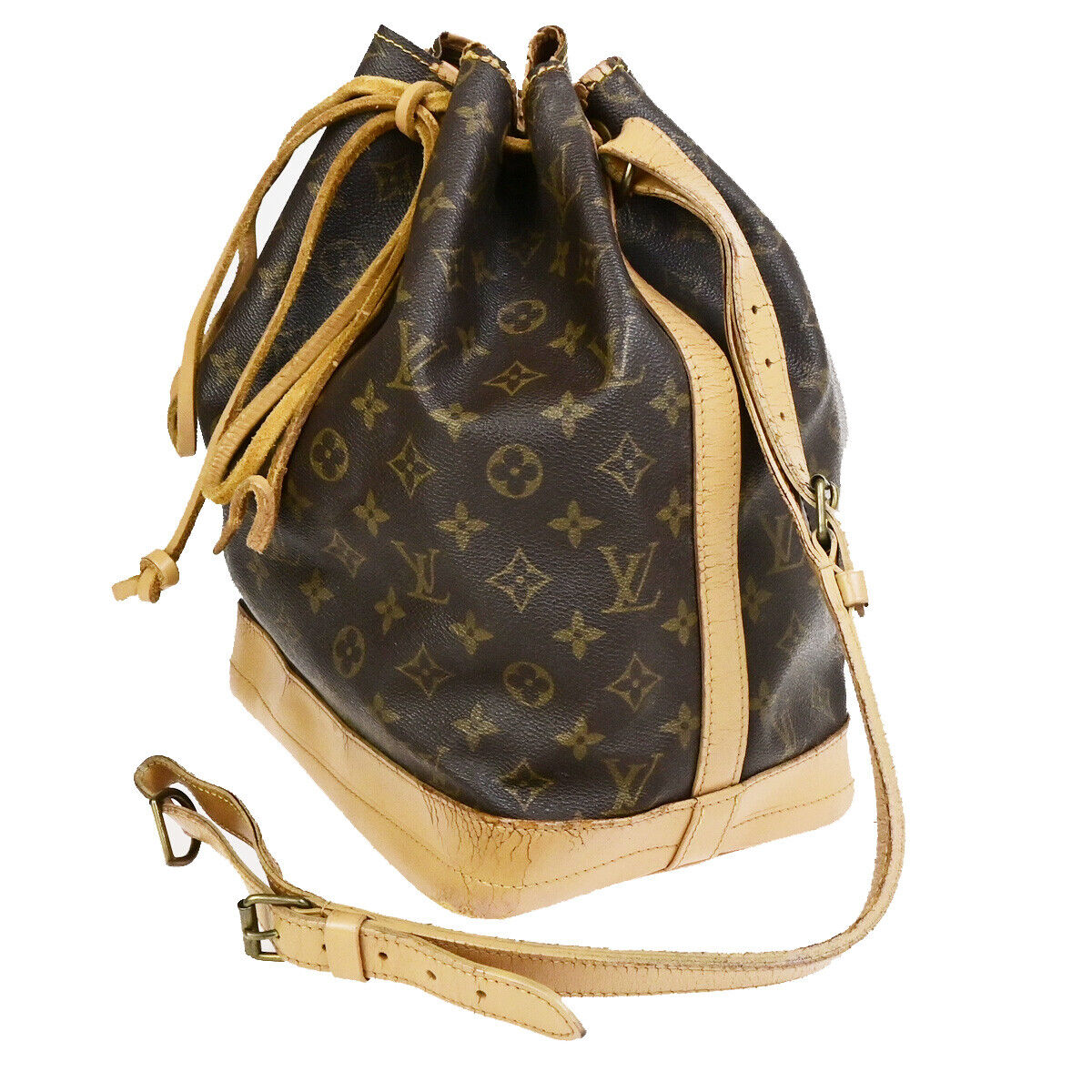 LOUIS VUITTON Noe GM Drawstring Shoulder Bag Monogram Leather BN M42224 08SJ527