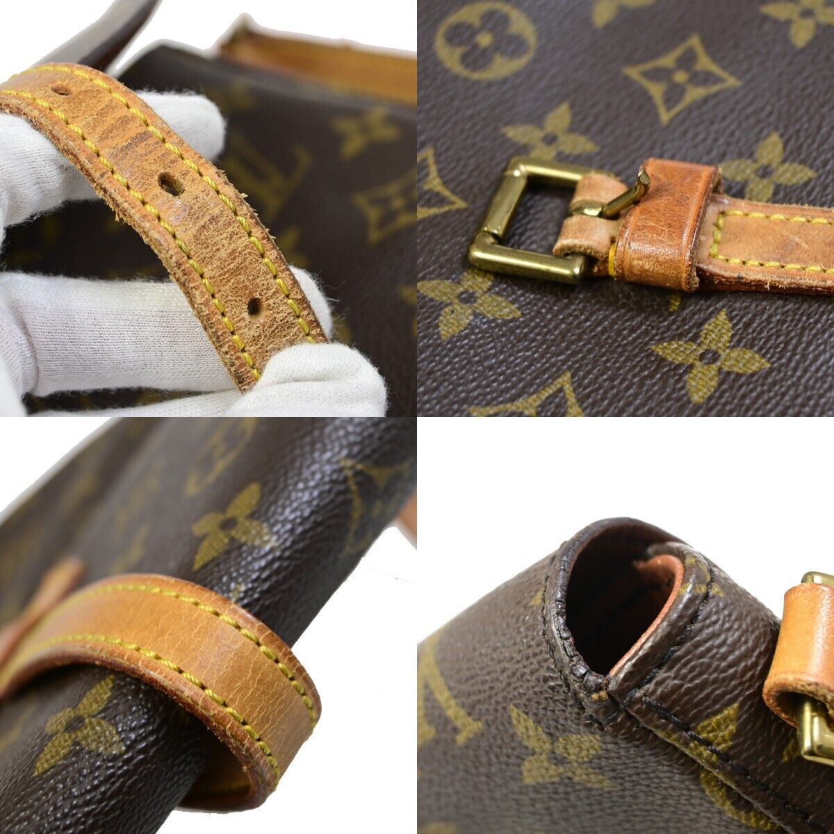 LOUIS VUITTONI Chantilly MM Shoulder Bag Monogram Leather Brown M51233 32FA606