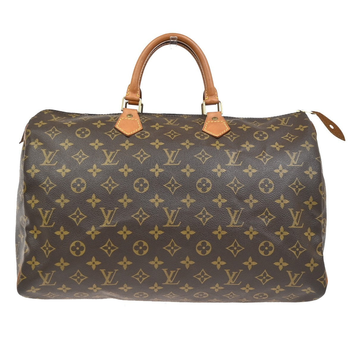 LOUIS VUITTON Speedy 40 Travel Hand Bag Monogram Leather Brown M41522 93PA044