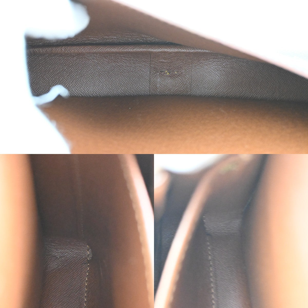 LOUIS VUITTON Cartouchiere GM Shoulder Bag Monogram Leather Brown M51252 82DA201