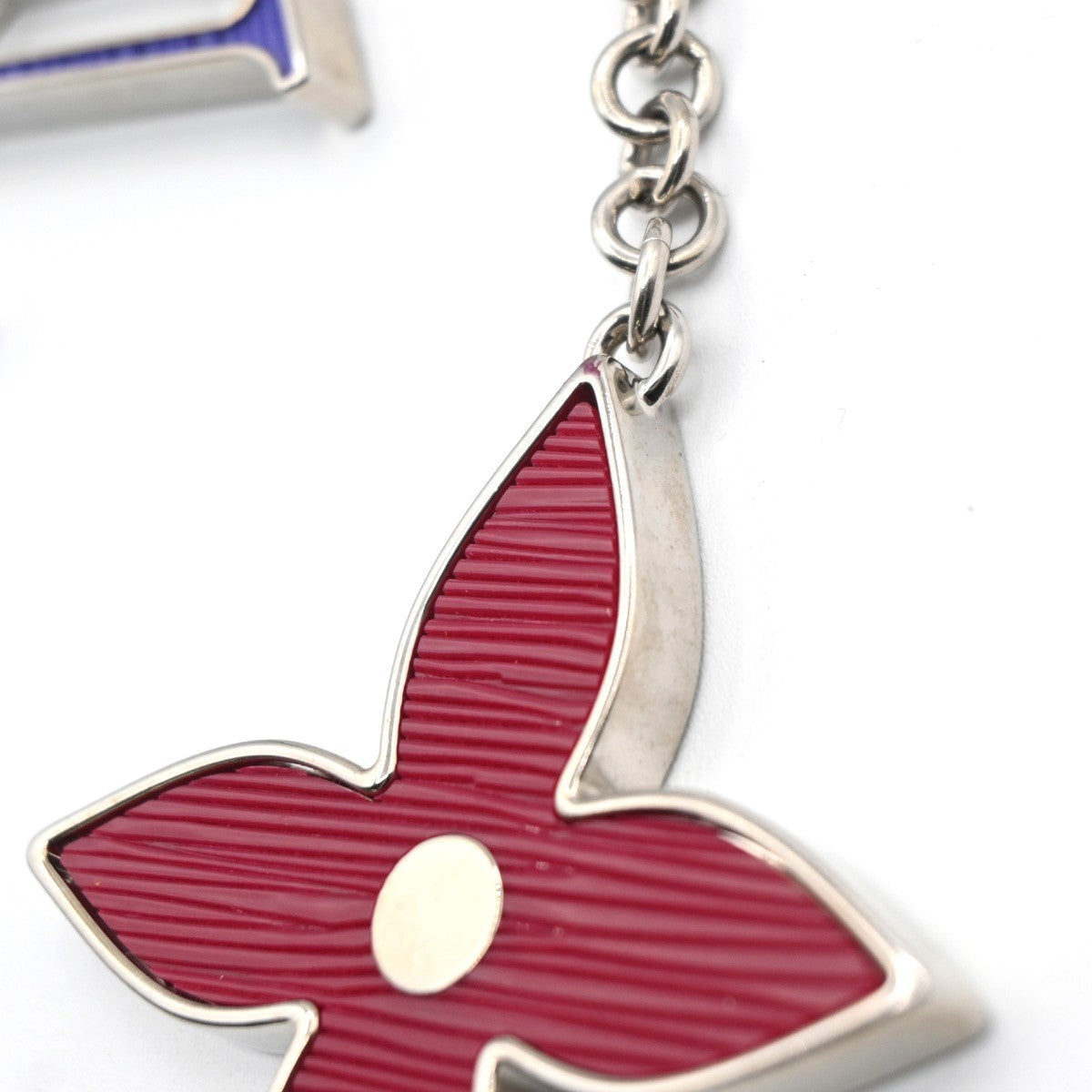 LOUIS VUITTON LV Bijoux Sac Fleur Epi Bag Charm Key Ring BE RD PE M67125 64MA373