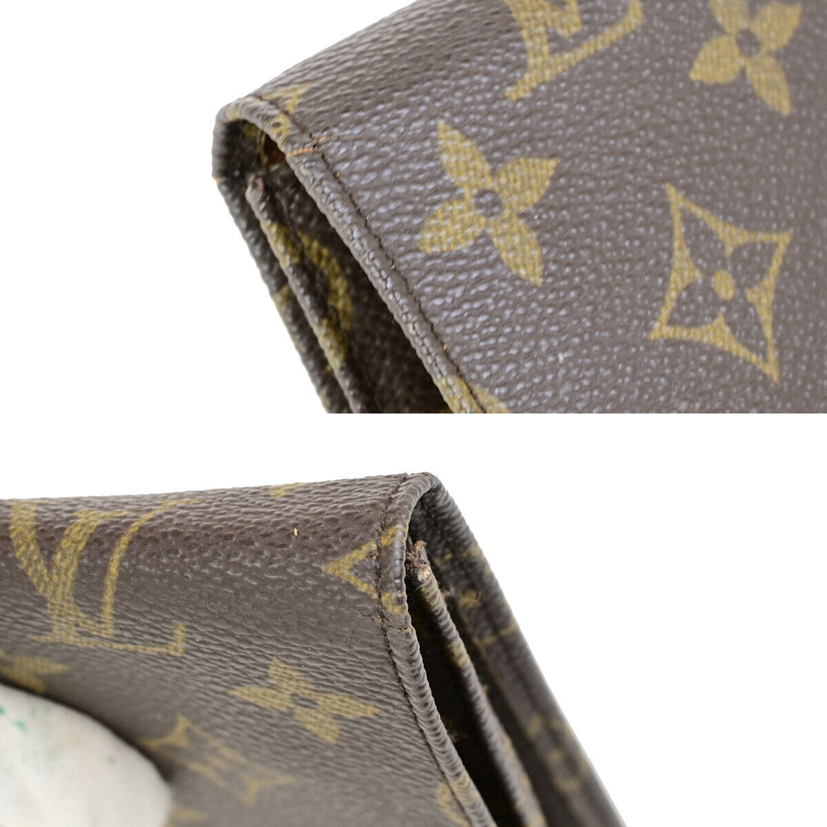 LOUIS VUITTON Pochette Rabat 23 Clutch Hand Bag Monogram Brown M51940 60SJ455