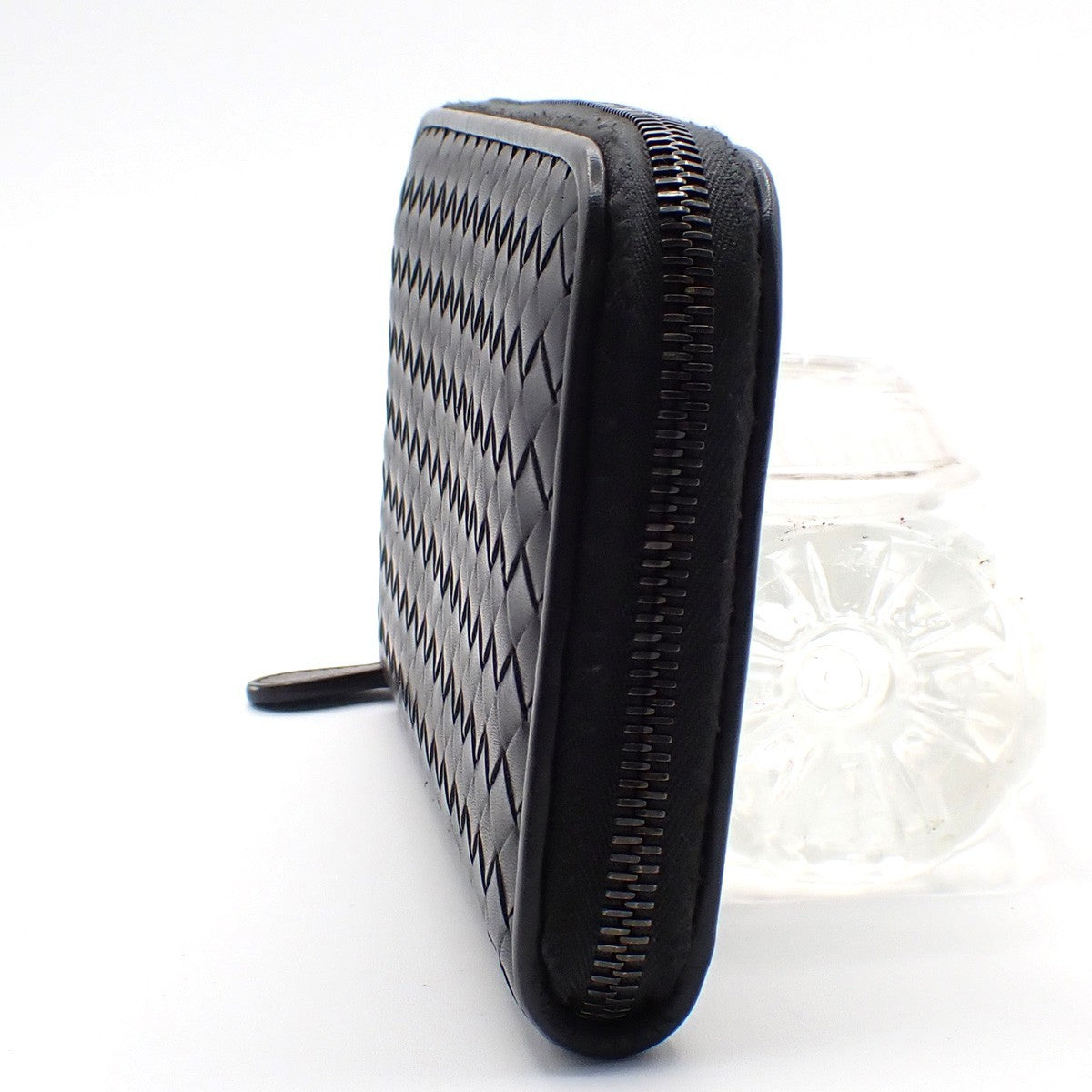 BOTTEGA VENETA Intrecciato Long Zipper Around Long Wallet Leather GY 64AA144