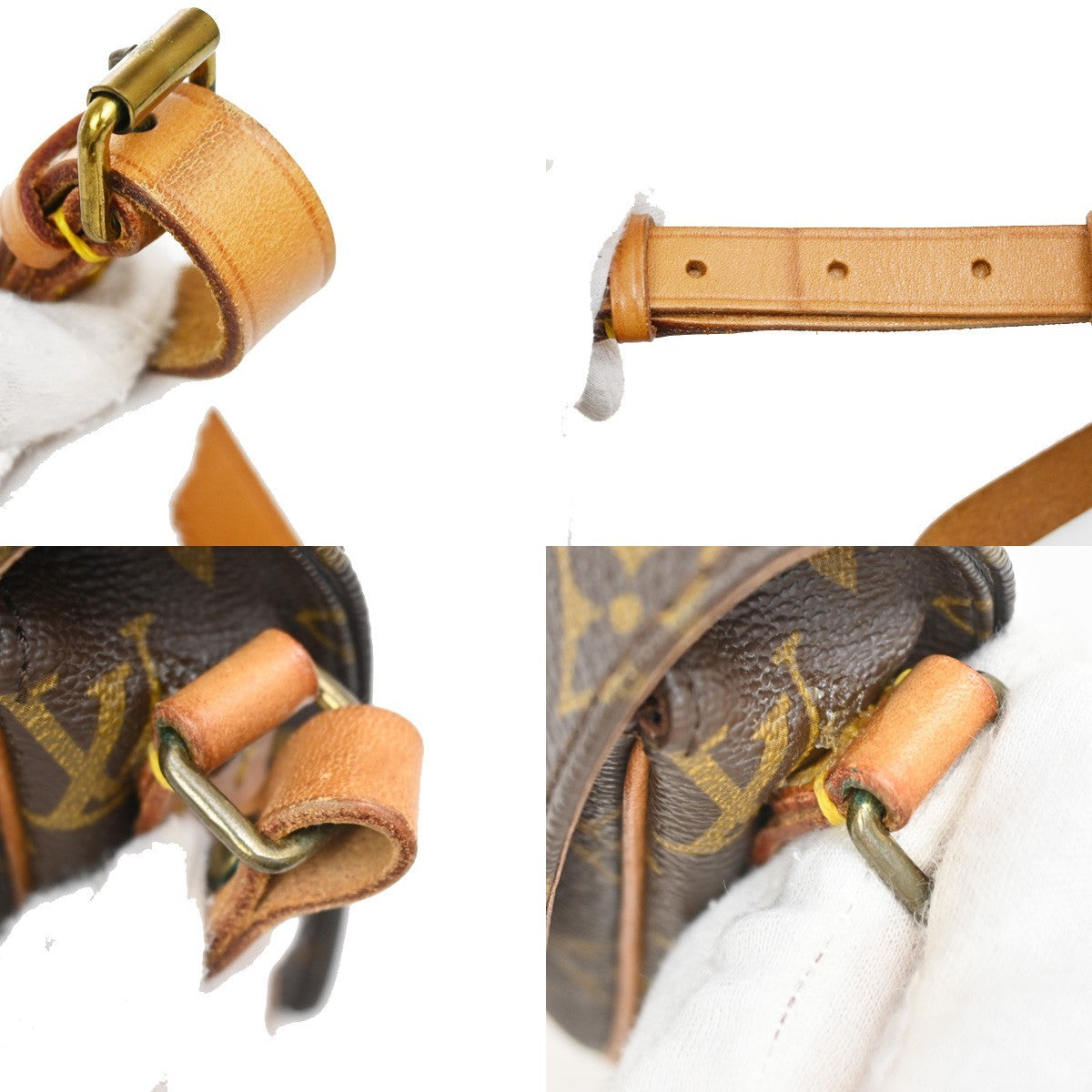 LOUIS VUITTON Mini Cartouchiere Shoulder Bag Monogram Leather BN M51254 62TA010