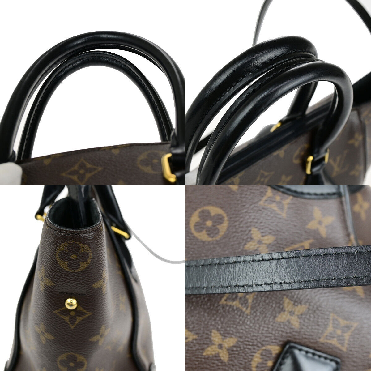 LOUIS VUITTON Phoenix PM 2Way Hand Bag Monogram Leather Brown BK M41538 601YG804