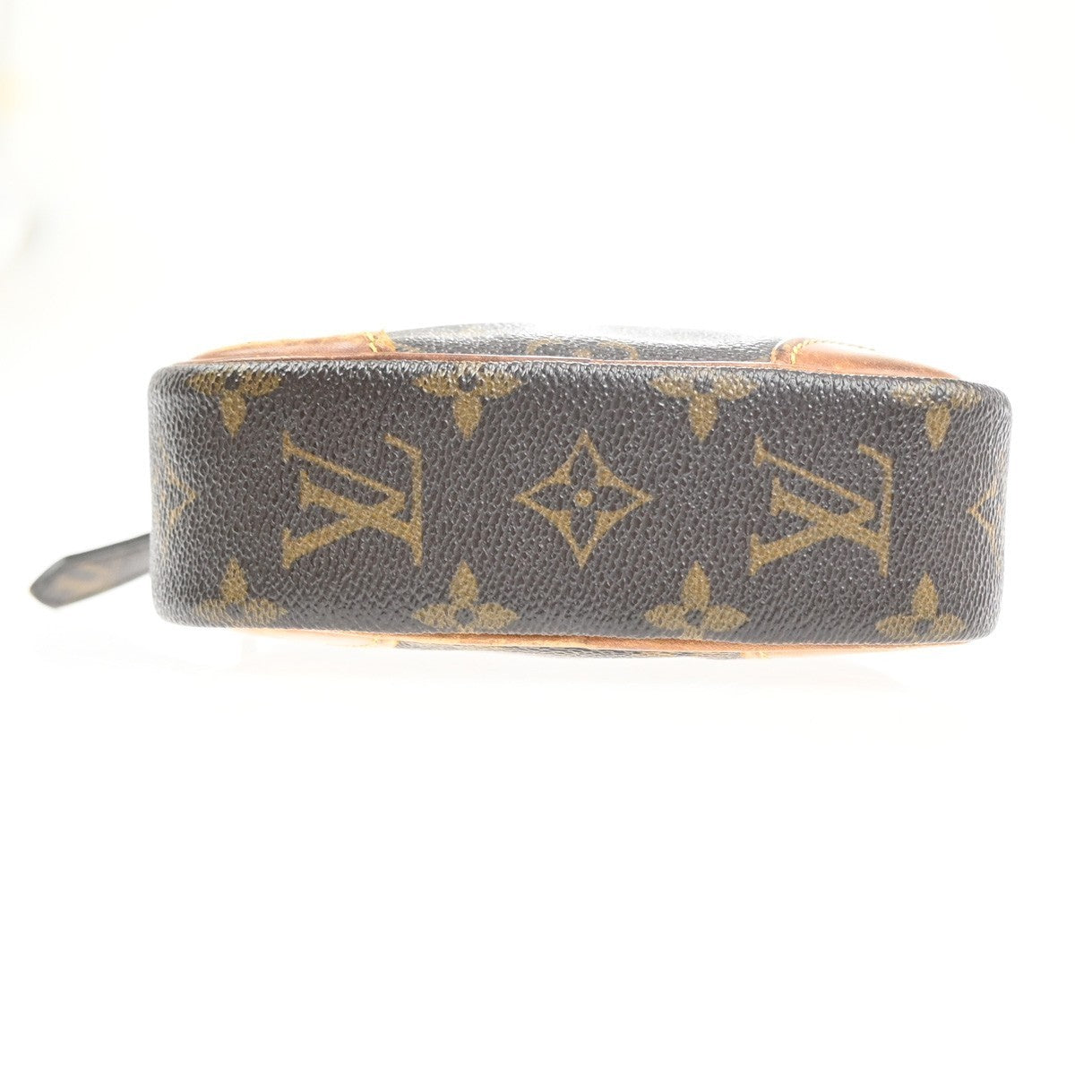LOUIS VUITTON Danube Shoulder Bag Monogram Leather Brown France M45266 67CA600