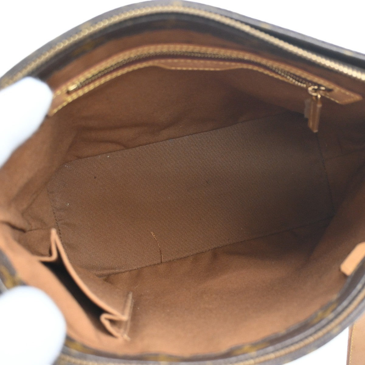 LOUIS VUITTON Cabas Piano Shoulder Bag Monogram Leather Brown M51148 71SA140