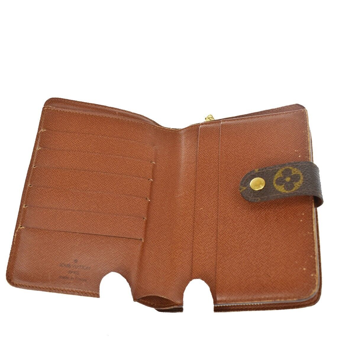 LOUIS VUITTON Porte Papier Zip Bifold Wallet Monogram Leather BN M61207 67GA646