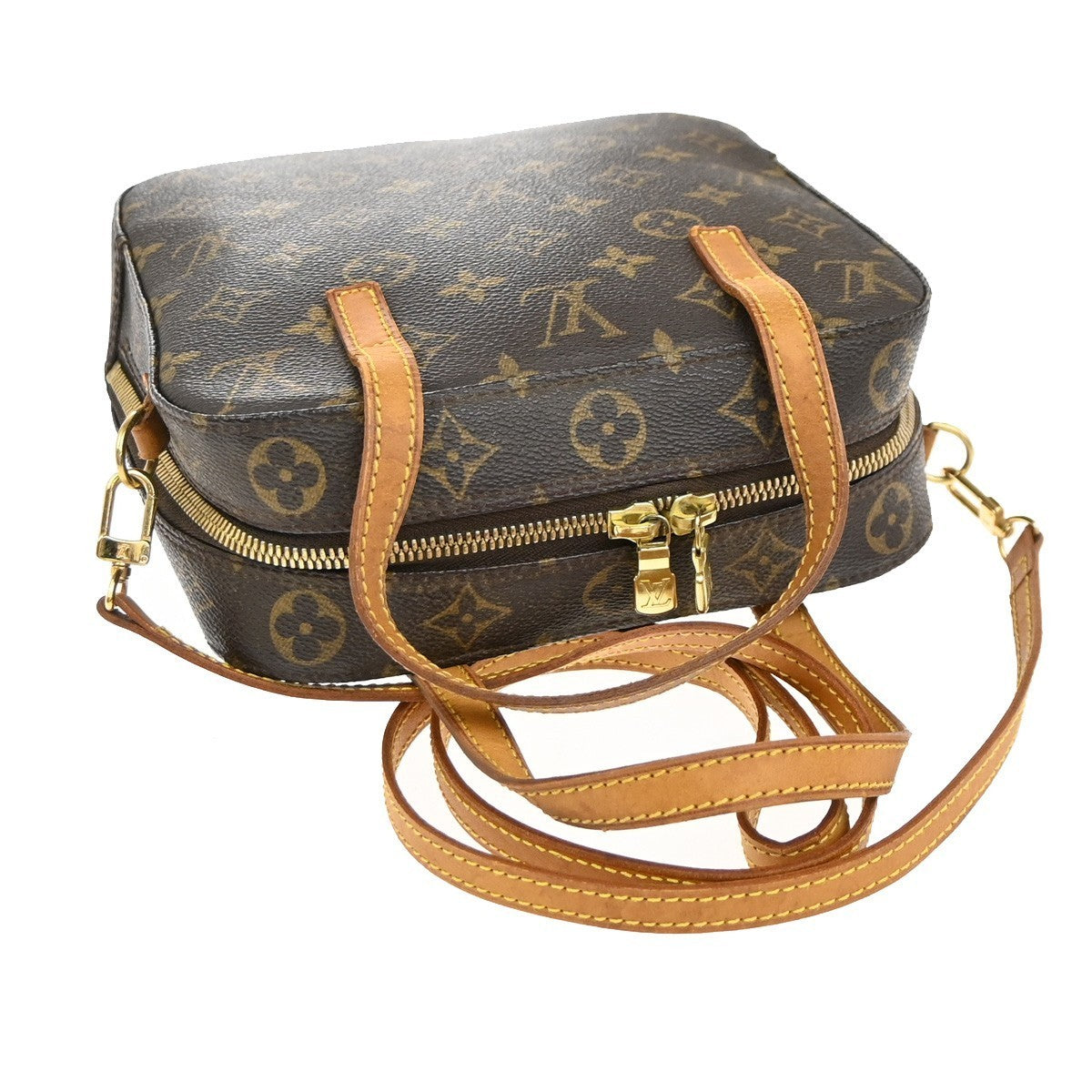 LOUIS VUITTON Spontini 2Way Shoulder Hand Bag Monogram Leather BN M47500 17KP425
