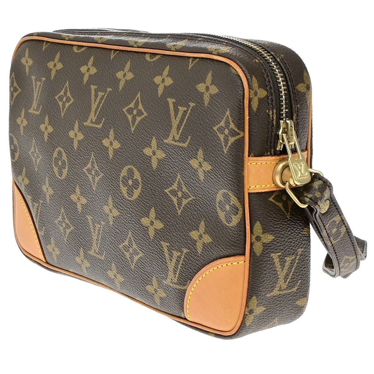 LOUIS VUITTON Marly Dragonne GM Clutch Hand Bag Monogram Brown M51825 87ED680