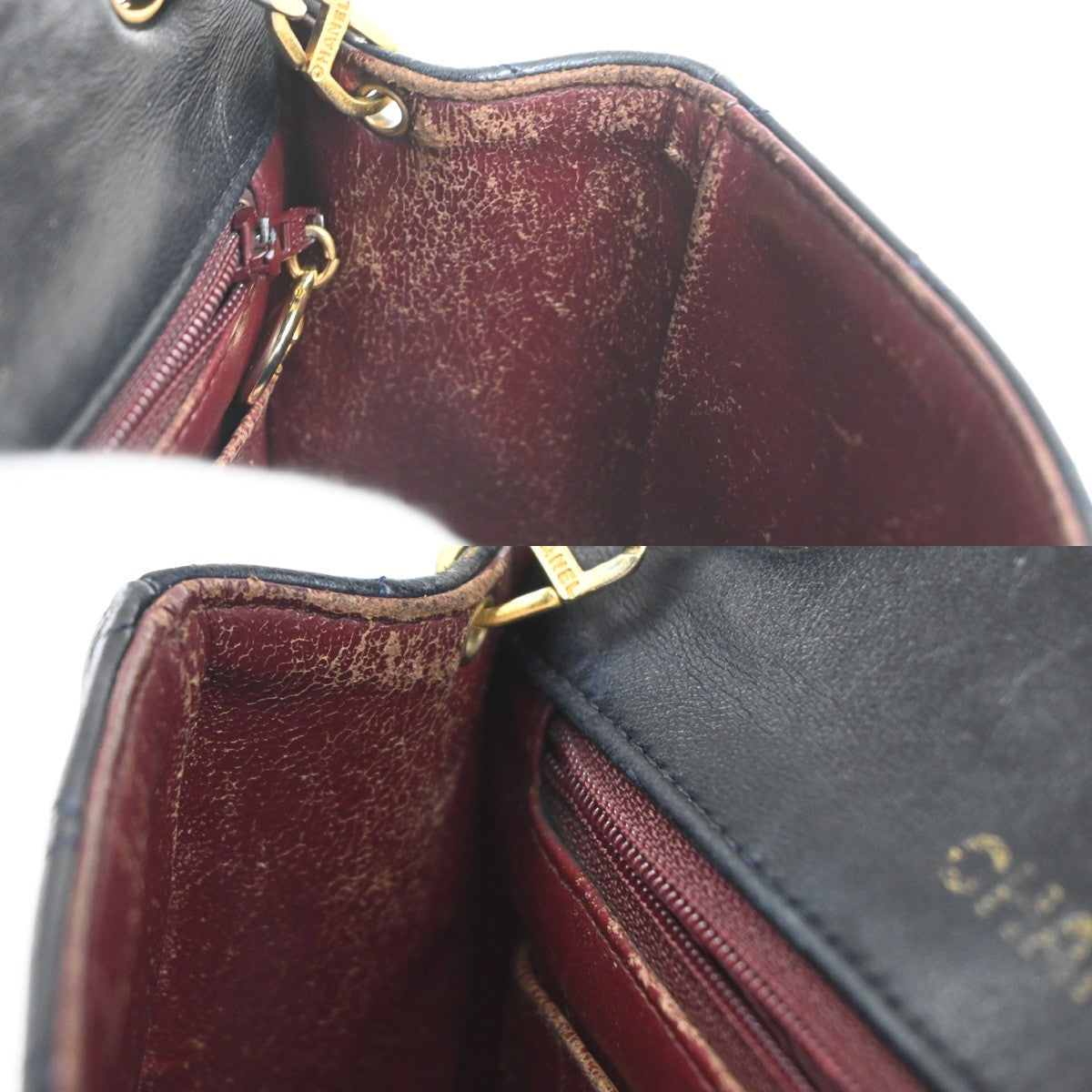 CHANEL CC Mini Matelasse Chain Shoulder Bag Leather Black GHW France 310RL917