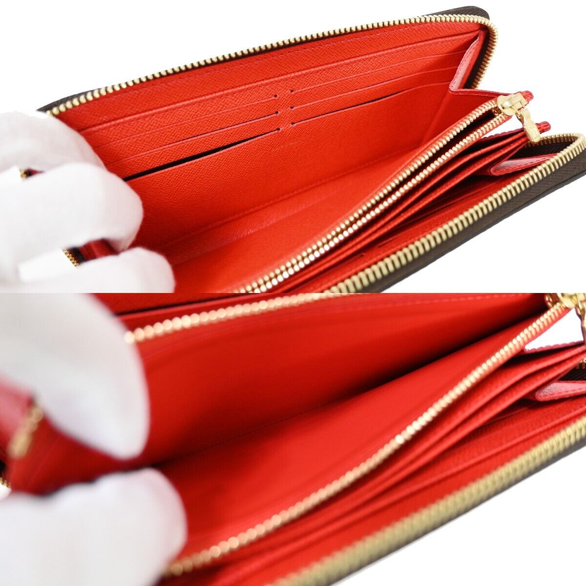 LOUIS VUITTON LV × YK Long Zippy Wallet Monogram 3D Dots Brown M81864 605RH887