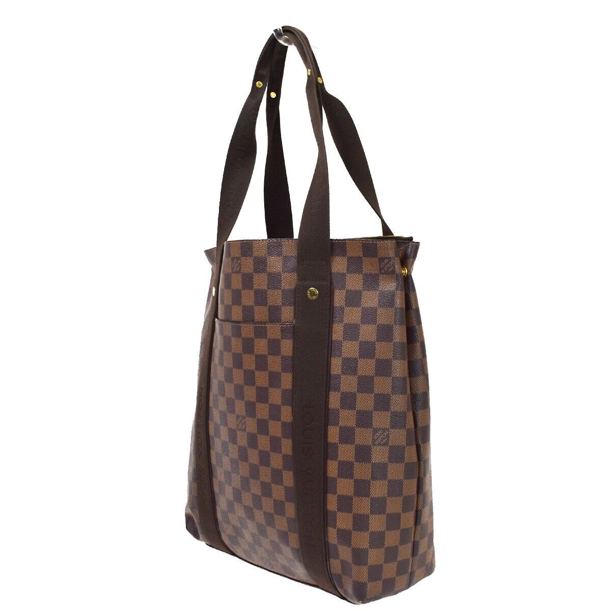 LOUIS VUITTON Cabas Beaubourg Shoulder Bag Damier Ebene Leather N52006 11YD396