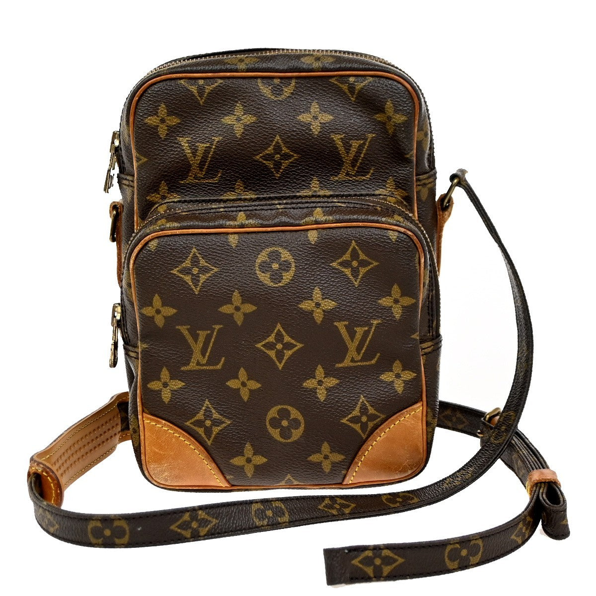 LOUIS VUITTON Amazon Crossbody Shoulder Bag Monogram Leather BN M45236 36YH861