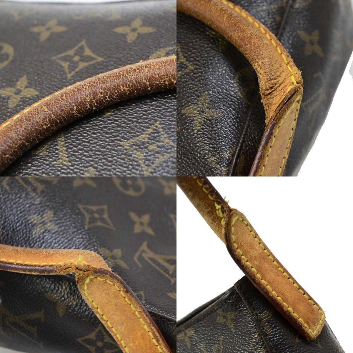 LOUIS VUITTON Looping MM Shoulder Bag Monogram Leather BN France M51146 69EB650