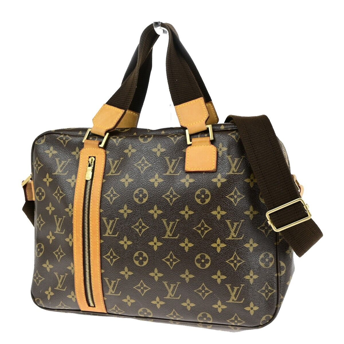 LOUIS VUITTON Sac Bosphore 2way Hand Bag Monogram Leather Brown M40043 54ED348