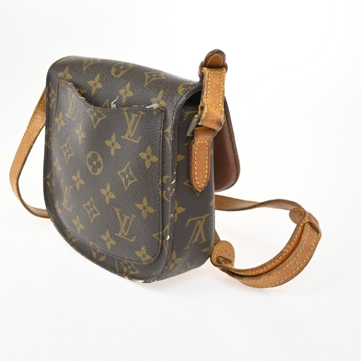 LOUIS VUITTON Mini Saint Cloud Shoulder Bag Monogram Leather BN M51244 64ZA075