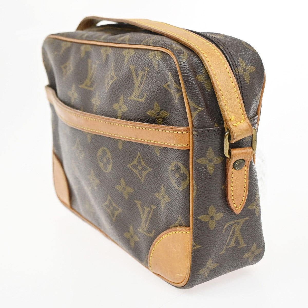 LOUIS VUITTON Trocadero 27 Shoulder Bag Monogram Leather Brown M51274 34KD218
