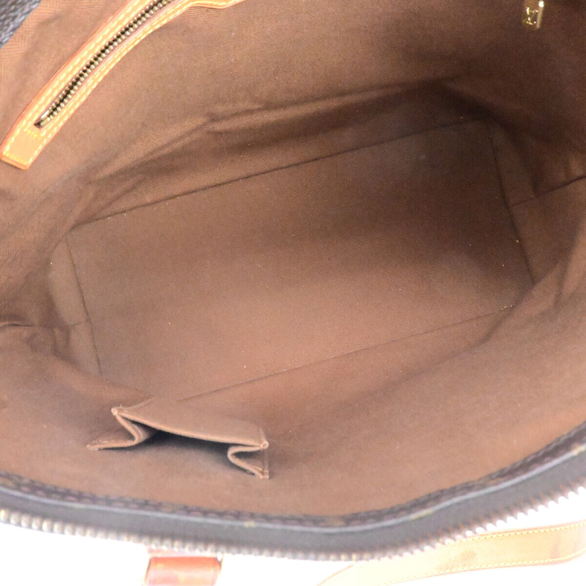 LOUIS VUITTON Cabas Mezzo Shoulder Bag Monogram Leather Brown M51151 66YG758