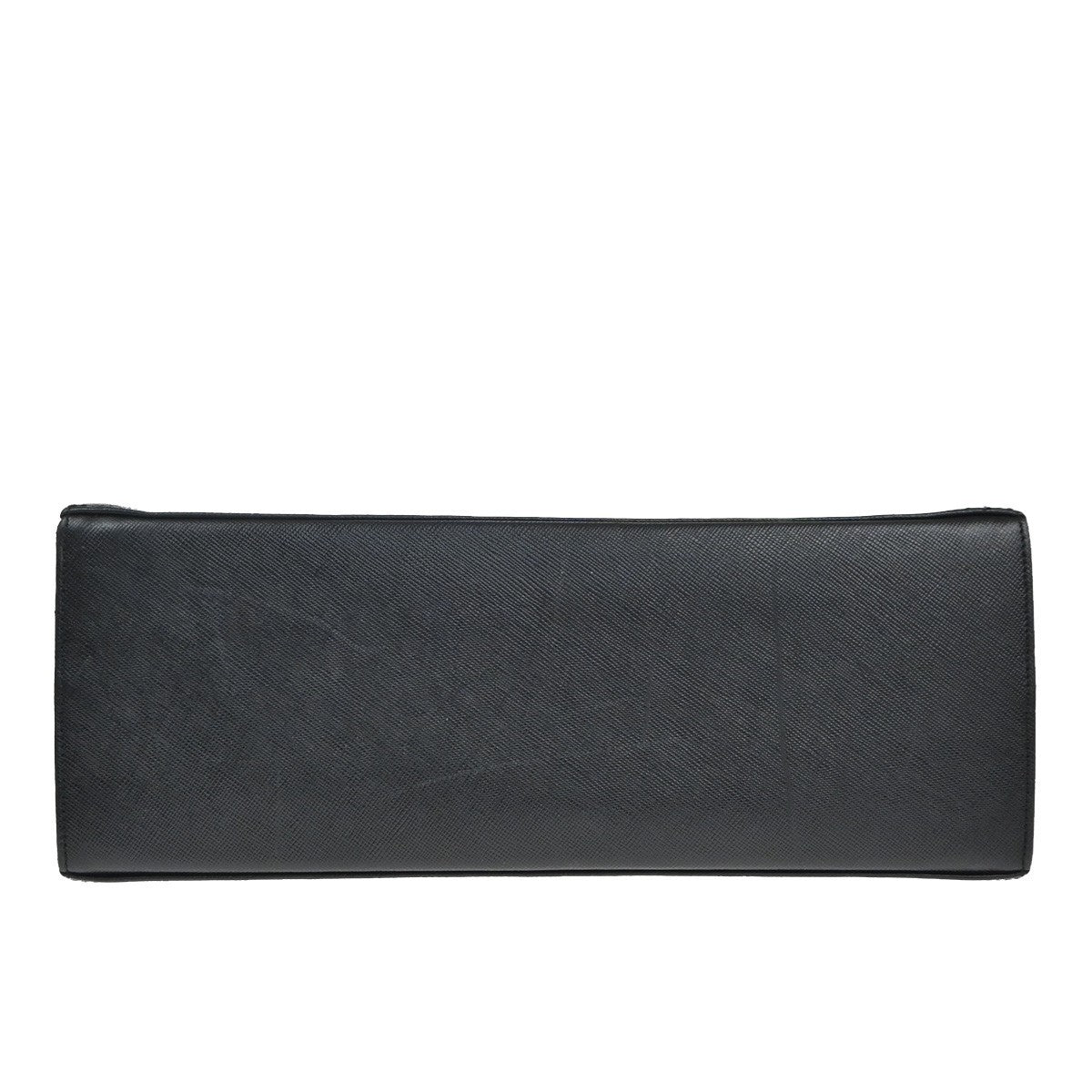 SALVATORE FERRAGAMO Logo Gancini Mini Hand Bag Leather Black GHW Italy 38EG303