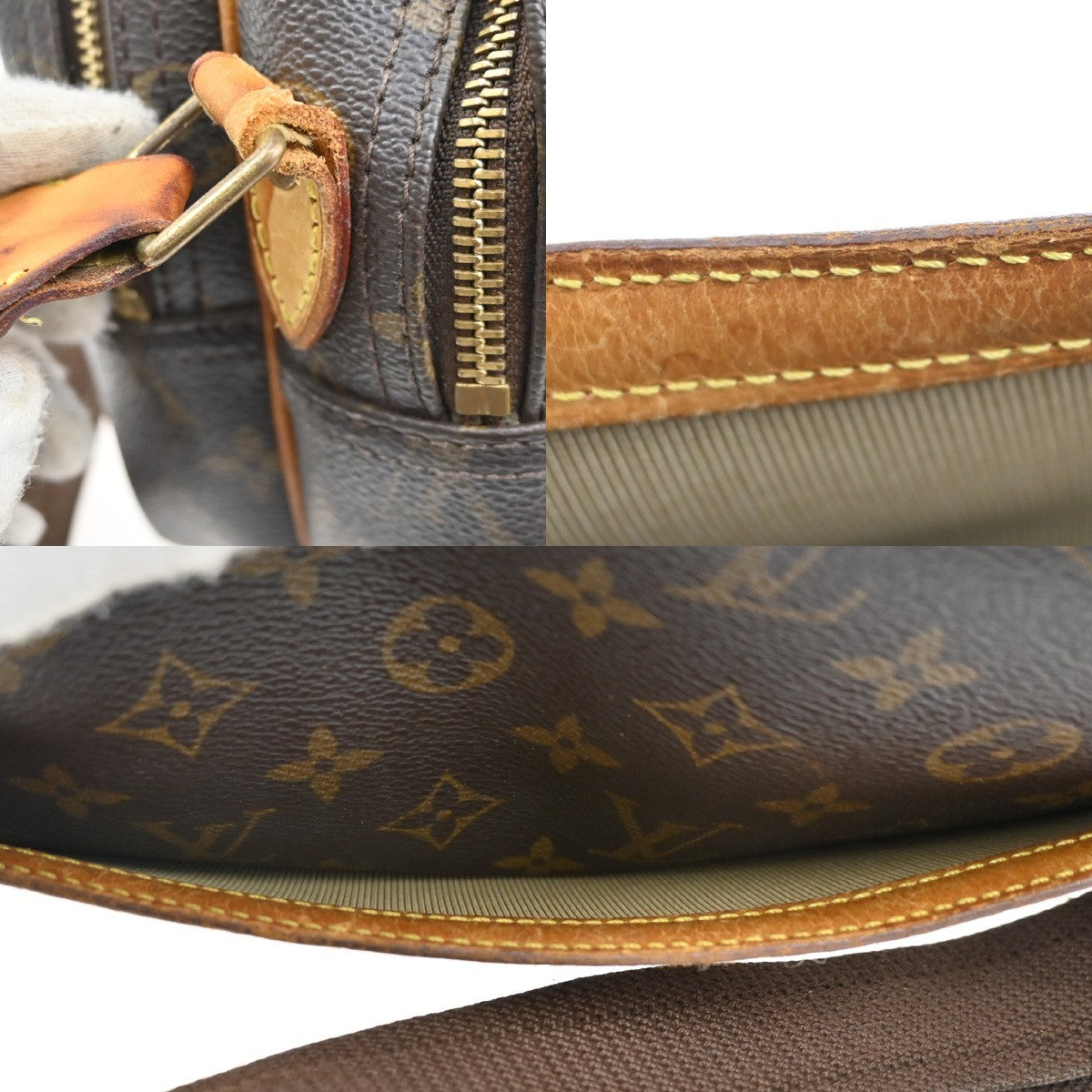 LOUIS VUITTON Reporter PM Crossbody Shoulder Bag Monogram Leather M45254 36CA286