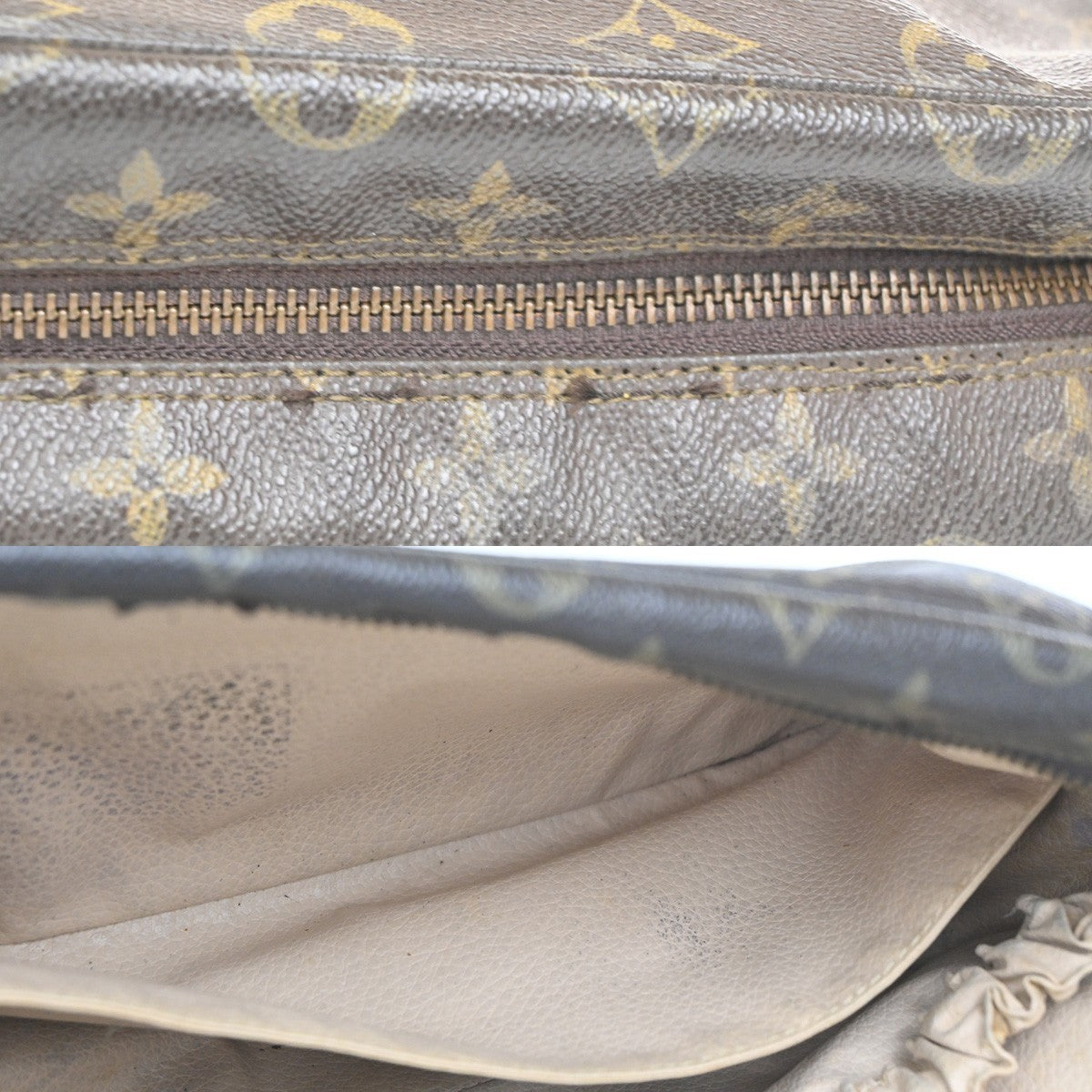 LOUIS VUITTON Trousse Toilette 28 Clutch Hand Bag Monogram Brown M47522 68KC408