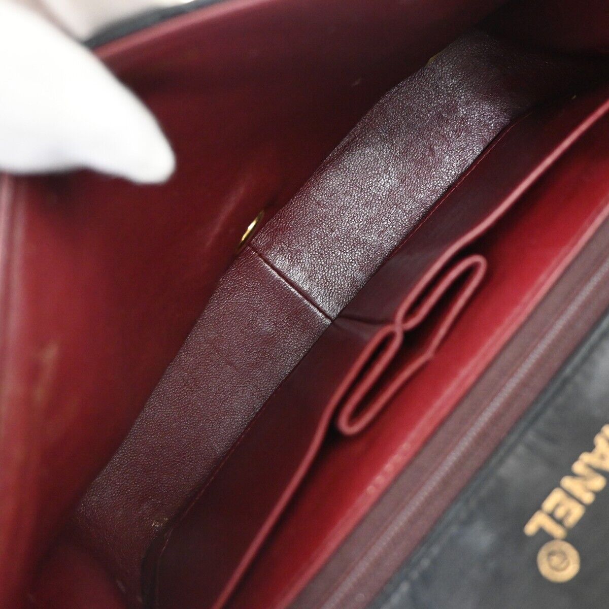 CHANEL CC Full Flap Matelasse 23 Chain Shoulder Bag Leather Black GHW 861RJ067