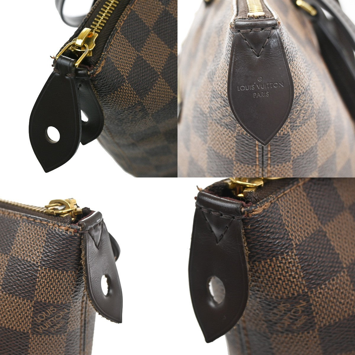 LOUIS VUITTON LV Iena PM Shoulder Bag Damier Ebene Leather Brown N41012 23EG094