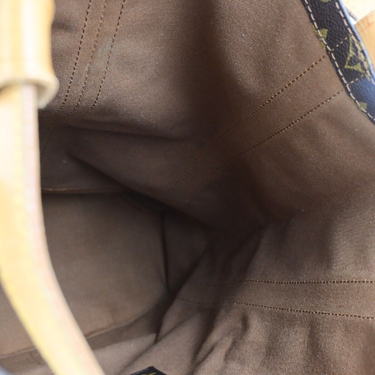 LOUIS VUITTON LV Randonnee GM Shoulder Bag Monogram Leather Brown M42244 85FB210