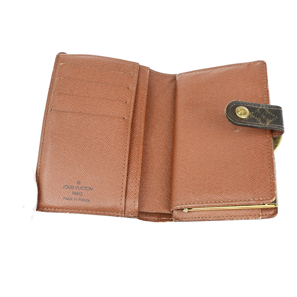 LOUIS VUITTON Porte Monnaie Viennois Bifold Wallet Monogram Brown M61663 08YE782