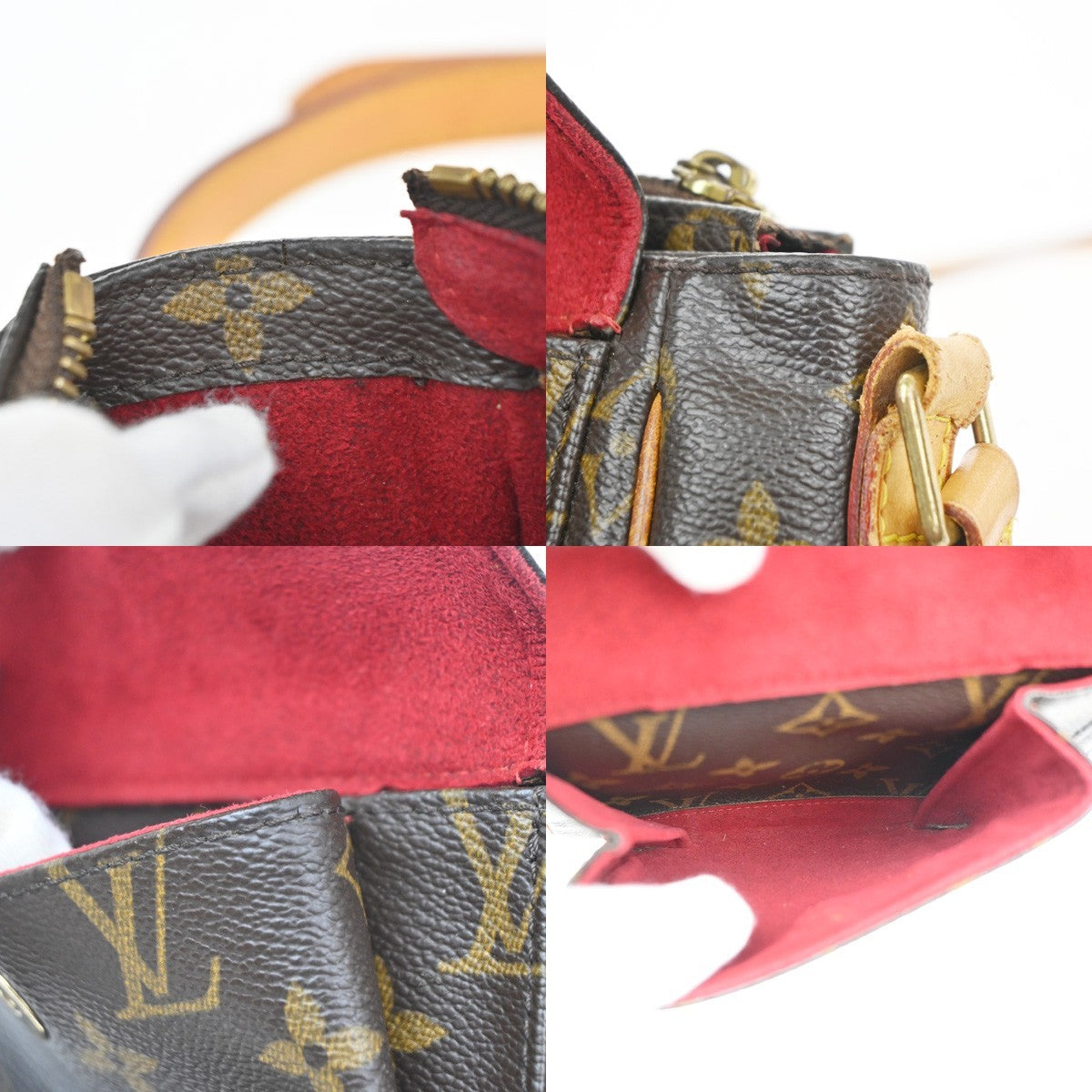 LOUIS VUITTON Viva Cite PM Shoulder Bag Monogram Leather Brown M51165 18KC701