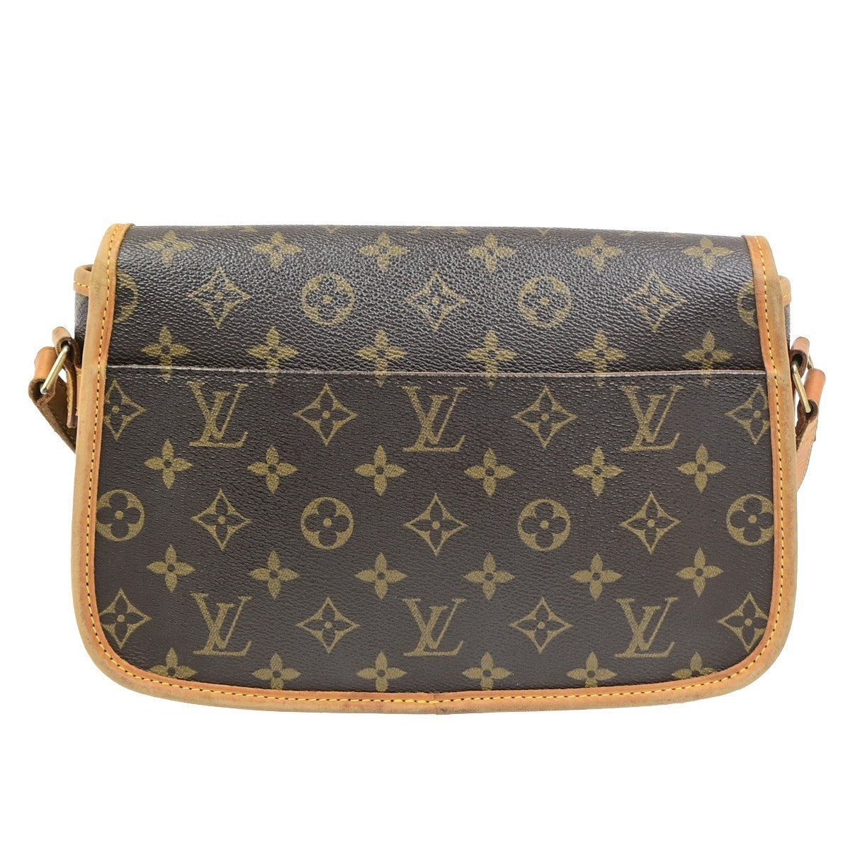 LOUIS VUITTON Sologne Shoulder Bag Monogram Leather Brown France M42250 16PA130