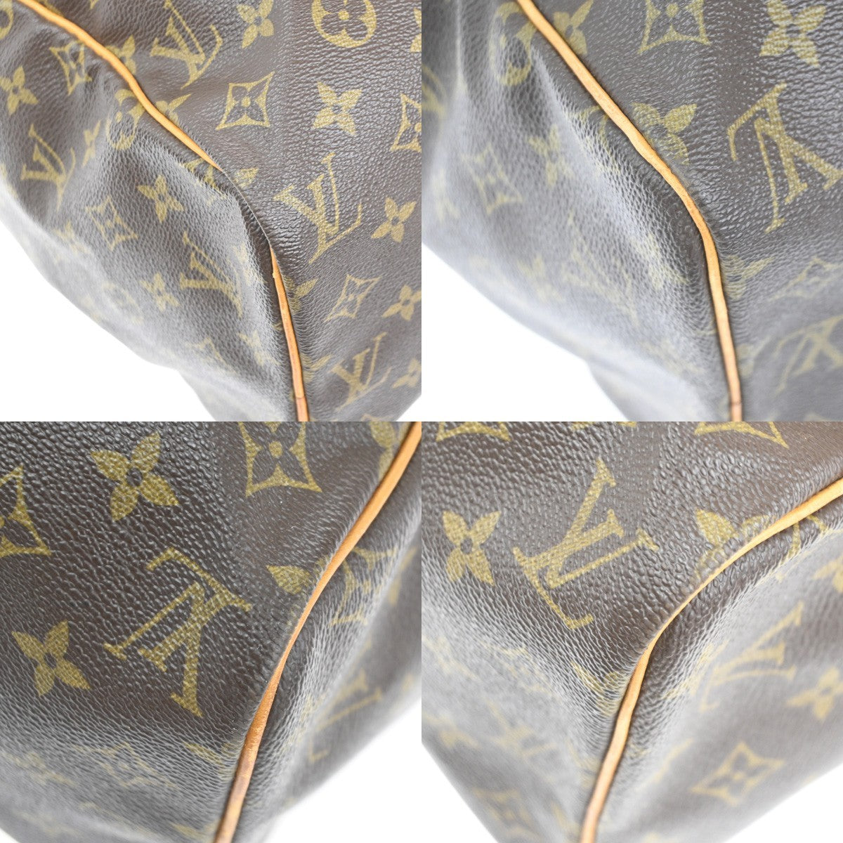 LOUIS VUITTON Sac Souple 35 Travel Hand Bag Monogram Leather BN M41626 77TA481
