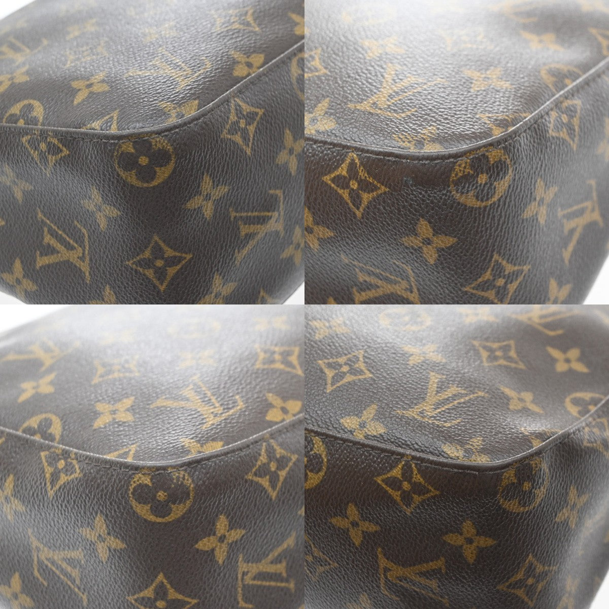 LOUIS VUITTON Looping MM Shoulder Bag Monogram Leather BN USA M51146 87YJ276