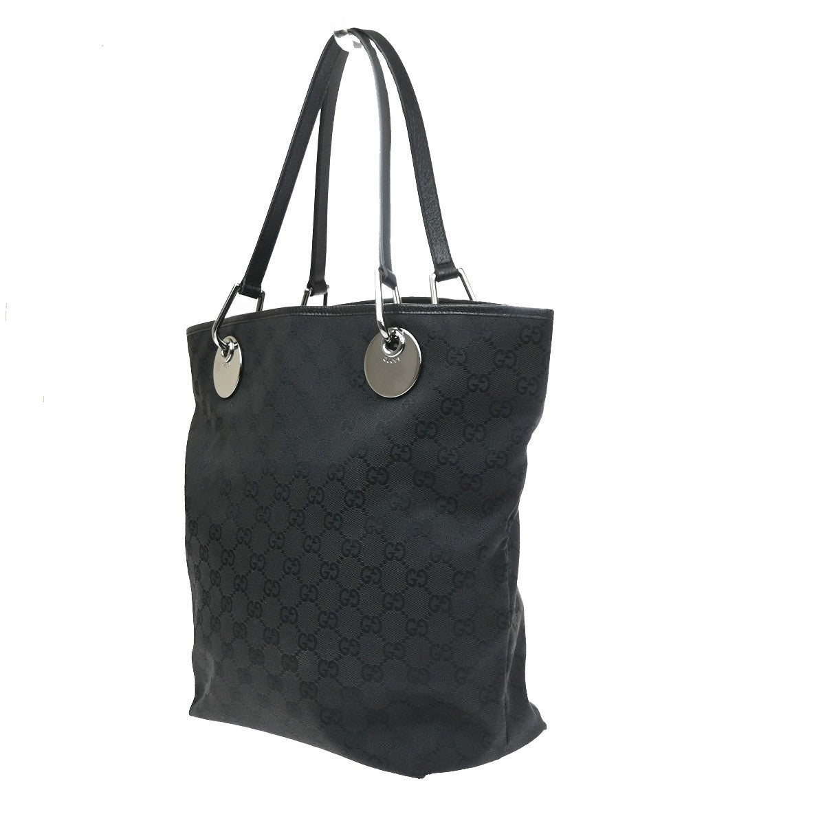GUCCI GG Pattern Shoulder Tote Handbag Bag Canvas Leather BN SHW Italy 84CB056