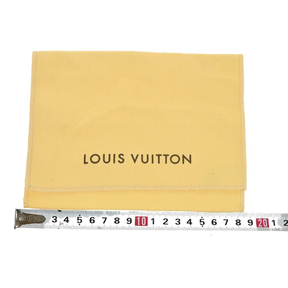LOUIS VUITTON Logo 11 Set Dust Bag Shoe bag Canvas Cotton Beige Brown BK 09KP554