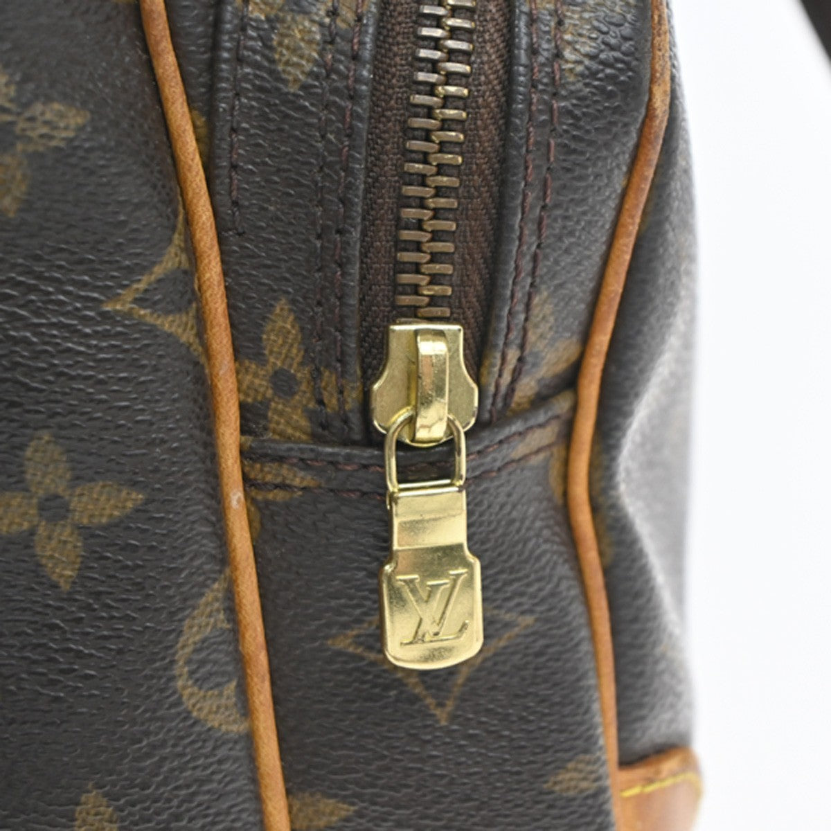 LOUIS VUITTON Nile Crossbody Shoulder Bag Monogram Leather Brown M45244 82MA341
